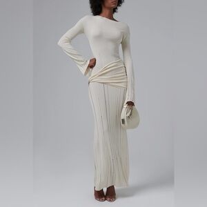 NWT Aya Muse Hima Dress Off White Size Medium